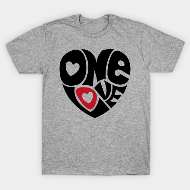 One Love T-Shirt by axemangraphics